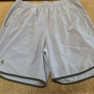 Under Armour Gray Athletic Shorts Lightweight Elastic Waist